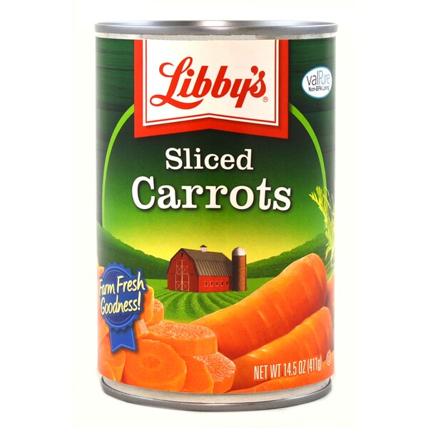 Libbys Libby Medium Sliced Carrots 14.5 oz., PK24 F003710093578 - main